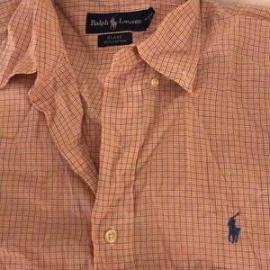 Long sleeve Ralph Lauren button down shirt.